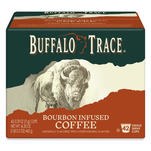 [S&S] $16.61: Buffalo Trace Natural Bourbon Infused Coffee, Naturally Flavored, Single Serve Coffee Cups, 42 Count @ Amazon