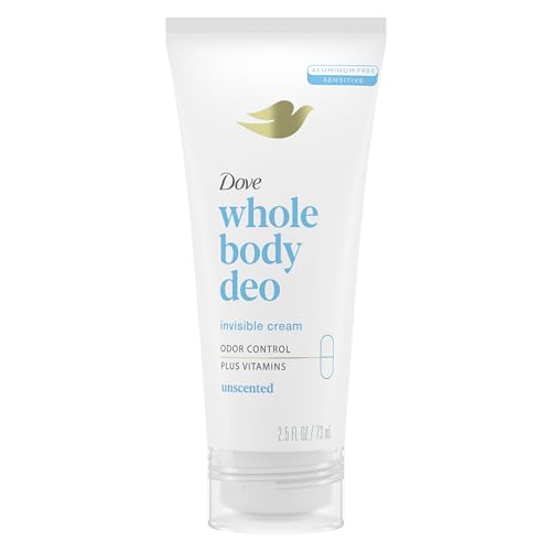 [S&S] $4.54: Dove Whole Body Deo Aluminum Free Invisible Cream Deodorant, Unscented, 2.5 oz at Amazon