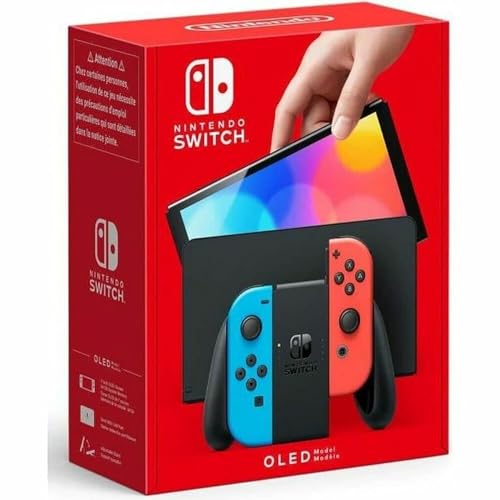 $310: Nintendo Switch – OLED Model w/ Neon Red & Neon Blue Joy-Con