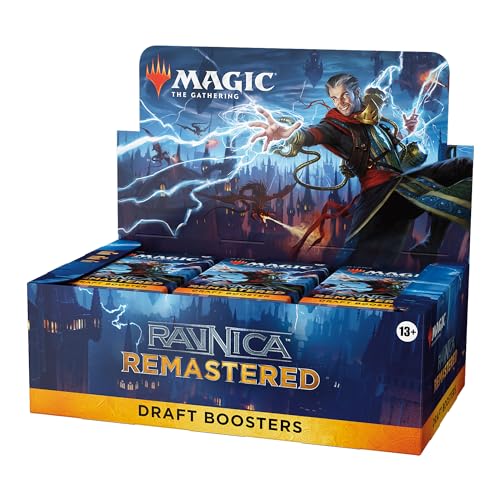 $120.50: Magic: The Gathering Ravnica Remastered Draft Booster Box - 36 Packs (540 Cards)