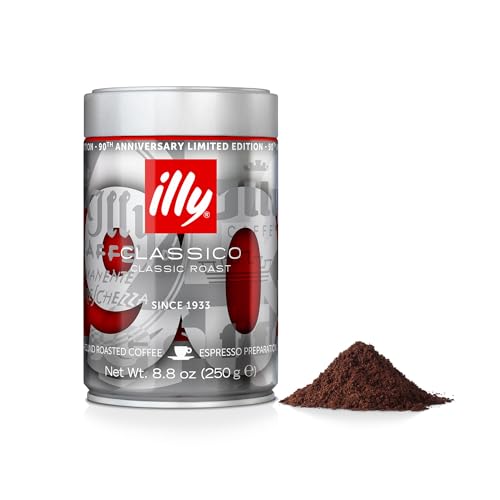[S&S] $8.73: Illy Classico Espresso Ground Coffee, Medium Roast, 90th Anniversay Edition, 8.8 Ounce Can at Amazon