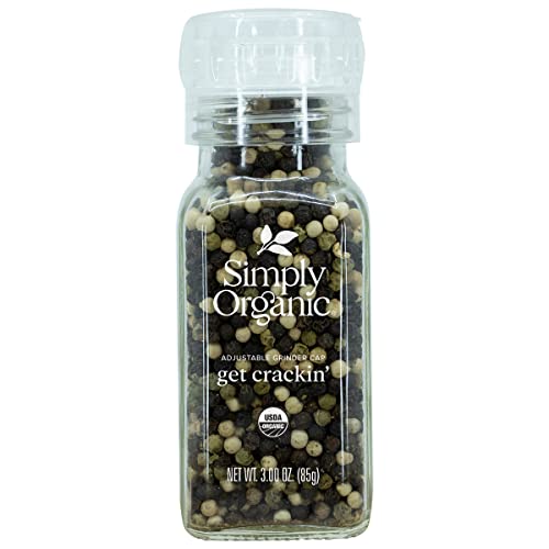 $2.40: Simply Organic Whole Pepper Grinder, 3 Ounce Bottle