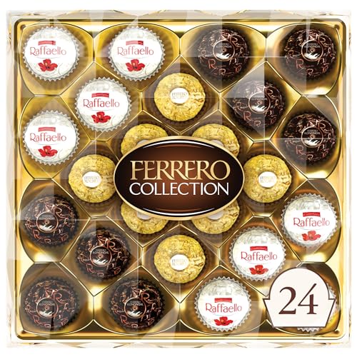 [S&S] $6.94: 24-Count Ferrero Rocher Fine Hazelnut Chocolate Candy Gift Box (Assorted) at Amazon
