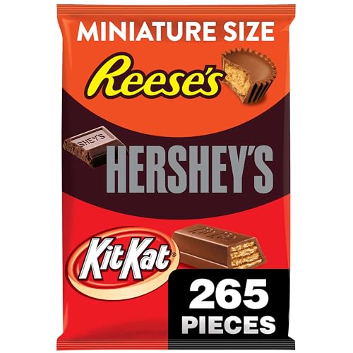 $18.19: 265-Piece REESE'S, HERSHEY'S and KIT KAT Milk Chocolate Bite Size Assortment at Amazon