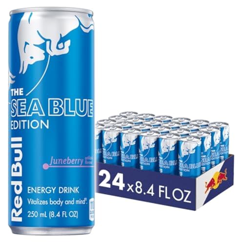 [S&S] $27.86: 24-Count 8.4-Oz Red Bull Sea Blue Edition Energy Drink (Juneberry)