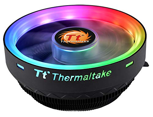 $12: Thermaltake UX100 5V Motherboard ARGB Sync 16.8 Million Colors 15 Addressable LED Intel Hydraulic Bearing 65W CPU Cooler CL-P064-AL12SW-A
