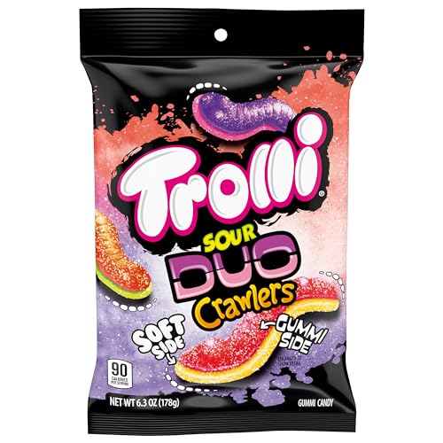 [S&S] $0.80: Trolli Sour Brite Duo Crawlers Candy, 6.3 Ounce Bag