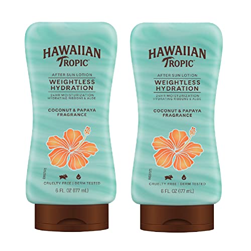 [S&S] $7.19: Hawaiian Tropic Silk Hydration After Sun Lotion 6 Fl Oz (Pack of 2)