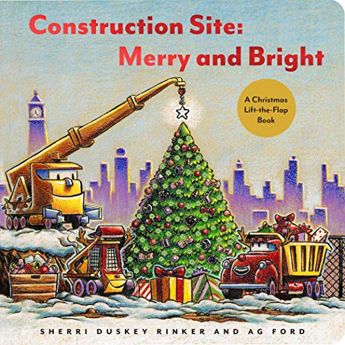 $3.23: Construction Site: Merry and Bright: A Christmas Lift-the-Flap Book (Goodnight, Goodnight Construction Site)