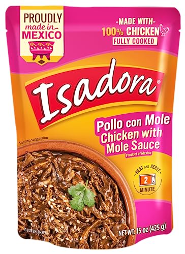 $4.95: 15-Oz Isadora Fully Cooked Pollo con Mole