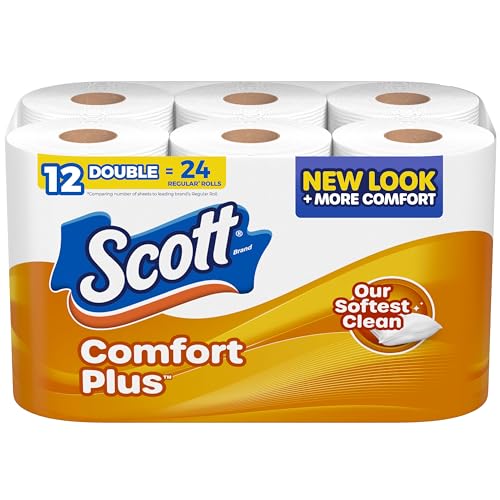 [S&S] $4.79: 12-Count Scott ComfortPlus 1-Ply Double Roll Toilet Paper (39.9¢/roll)