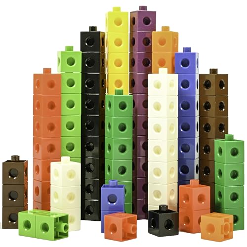 $8: 100-Count Edx Education Linking Cubes Kids Connecting Blocks