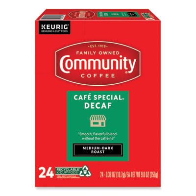 [S&S] $7.49: 24-Count Community Coffee Café Special Decaf Coffee Pods, Medium-Dark Roast, Compatible with Keurig 2.0 K-Cup Brewers at Amazon (31.2¢ each)