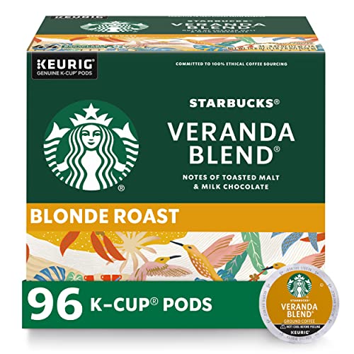 [S&S] $35.99: 96-Count Starbucks French Roast Coffee K-Cups (Veranda Blend) at Amazon (37.5¢ / pod)
