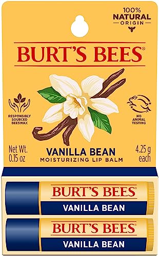 [S&S] $2.50: 2-Count Burt's Bees 100% Natural Moisturizing Lip Balm (Vanilla Bean) at Amazon
