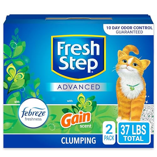 [S&S] $11.90: 37-lbs (2x 18.5-lbs) Fresh Step Clumping Cat Litter Advanced w/ Gain at Amazon