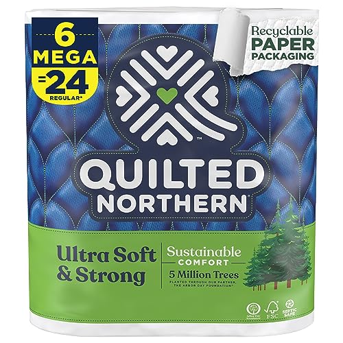[S&S] $5.69: 6-Count Quilted Northern Ultra Soft & Strong Mega Rolls Toilet Paper at Amazon