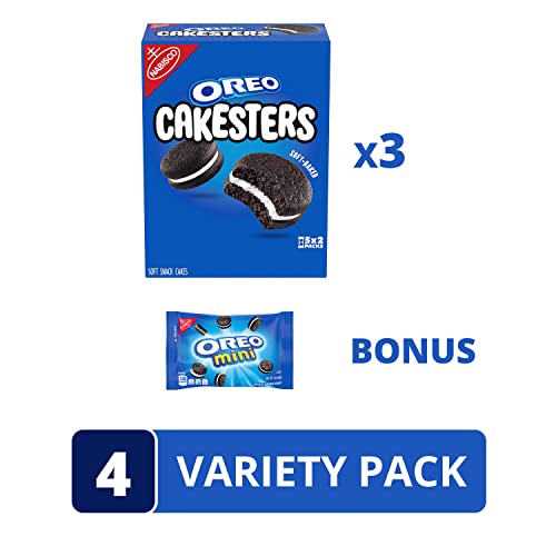 [S&S] $9.75: 3-Ct 5-Pack OREO Cakesters Soft Snack Cakes + Bonus OREO Mini Cookie Snack Pack at Amazon