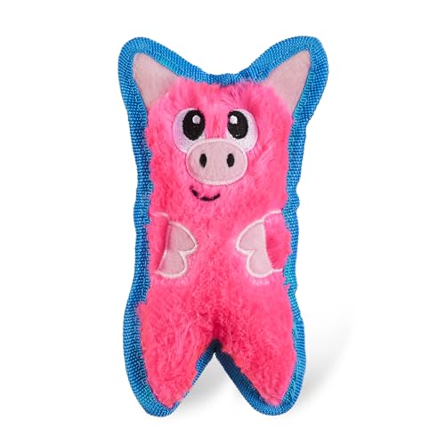 $2.75: Outward Hound Durablez Tough Plush Squeaky Dog Toy, Pig, Pink, XS at Amazon