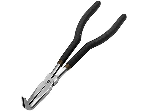 $7.05: 11" Performance Tool 90-Degree Bent Long Nose Pliers at Woot!
