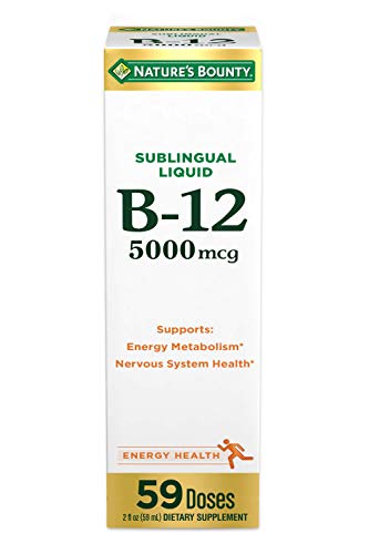 [S&S] $4.76: 2-Oz Nature's Bounty Vitamin B12 5000 Mcg Sublingual Liquid at Amazon
