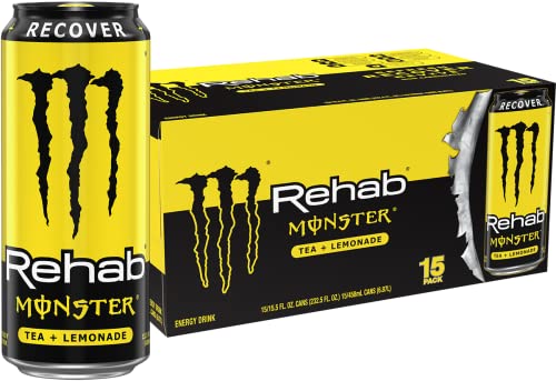 [S&S] $17.29: 15-Pack 15.5-Oz Monster Rehab Beverages (Tea + Lemonade) at Amazon