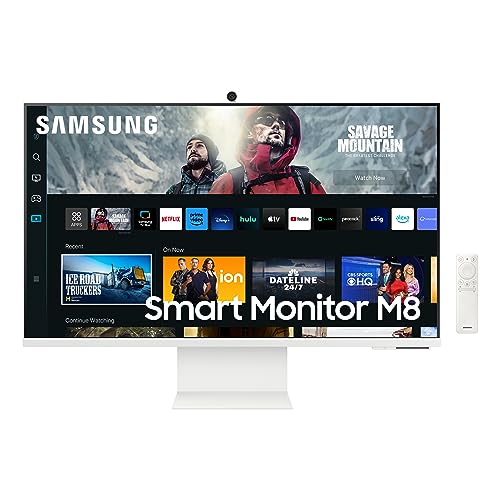 $350: SAMSUNG 27" M80C UHD HDR Smart Computer Monitor Screen at Amazon