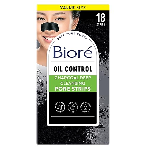 [S&S] $6.30: 18-Count Bioré Deep Cleansing Charcoal Nose Pore Strips at Amazon