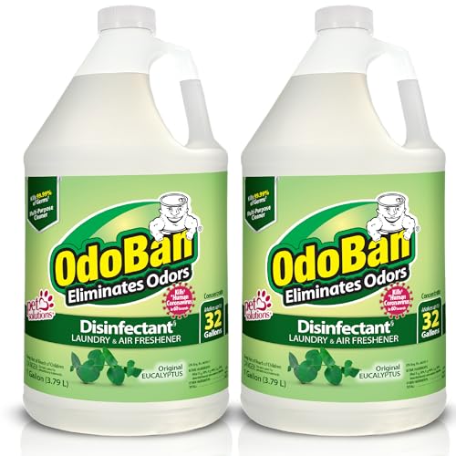 $17.04: 2-Count 1-Gallon OdoBan Disinfectant Concentrate and Odor Eliminator at Amazon