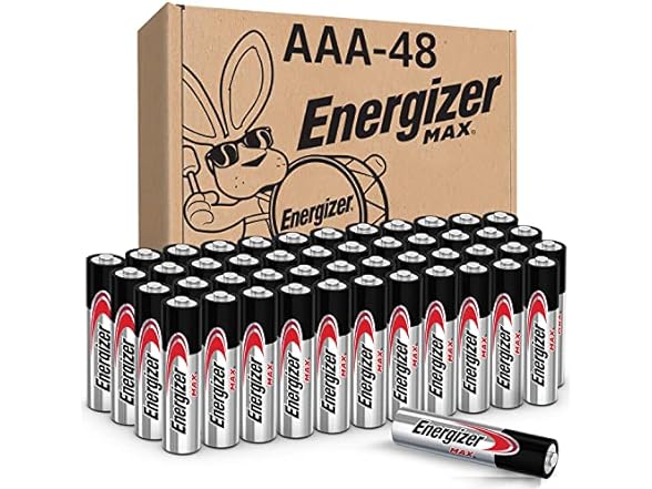 $23: 48-Count Energizer Max AAA Batteries at Woot!