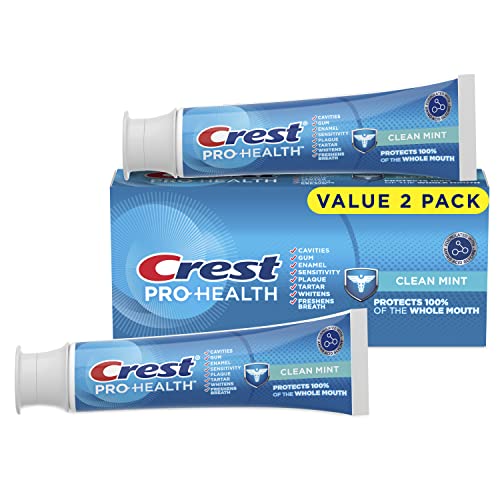$3.98: 2-Pack 4.3-Oz Crest Pro-Health Clean Mint Toothpaste at Amazon