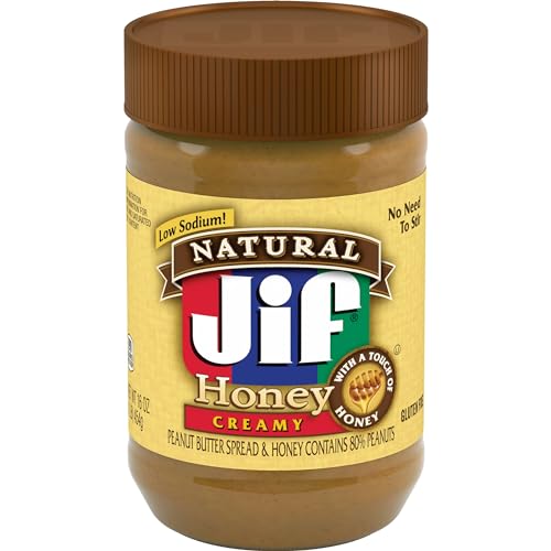 [S&S] $8.45: 5-Count 16-Oz Jif Natural Creamy Peanut Butter Spread and Honey at Amazon ($1.69 / jar)