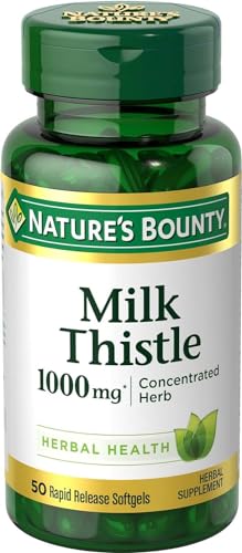 [S&S] $2.93: 50-Ct Nature's Bounty Milk Thistle (1000 mg) at Amazon