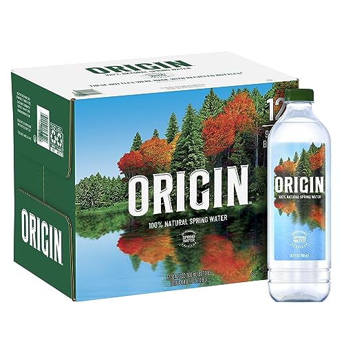 [S&S] $11.34: 12-Pack 30.4-Oz ORIGIN 100% Natural Spring Water (Unflavored) at Amazon