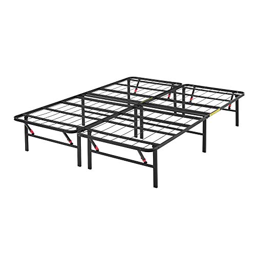 36.10 AmazonBasics Platform Bed Frame, Black, Queen at Amazon