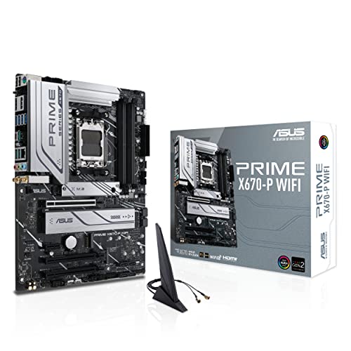 $136: ASUS Prime X670-P WiFi Socket AM5 Ryzen 7000 ATX Motherboard at Amazon