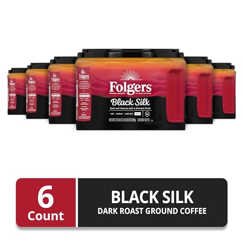 [S&S] $31.45: 6-Pack 22.6-Oz Folgers Black Silk Dark Roast Coffee at Amazon ($5.24 each)