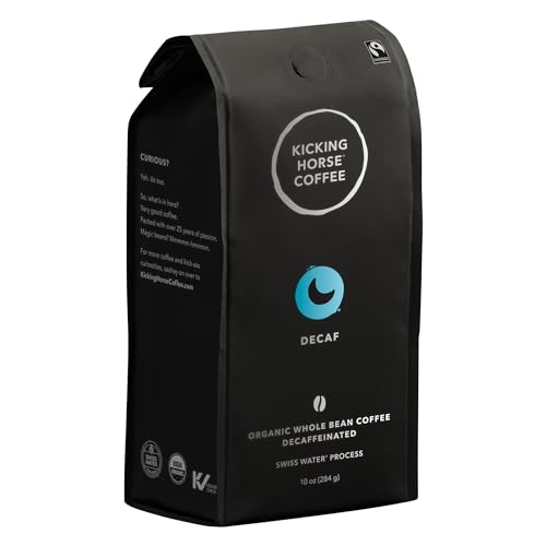 [S&S] $5.25: 10-Oz Kicking Horse Decaf, Dark Roast, Whole Bean Coffee at Amazon