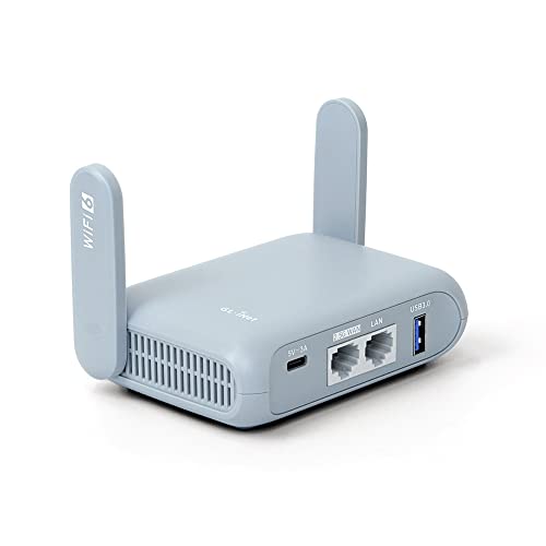 $66.46*: GL.iNet GL-MT3000 Beryl AX Pocket-Sized Wi-Fi 6 Wireless Travel Gigabit Router at Amazon