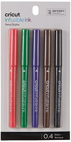 $3.05: 5-Count Cricut Infusible Ink Pens, Basic Fine-Point Markers at Amazon