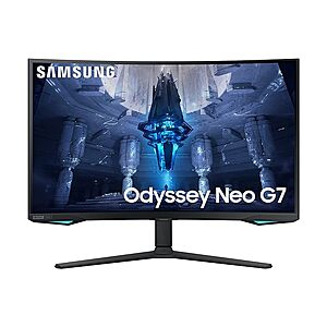 $  717.94: SAMSUNG 32" Odyssey Neo G7 4K UHD 165Hz 1ms G-Sync 1000R Curved Gaming Monitor