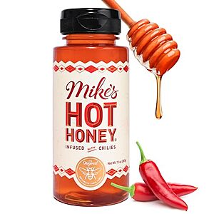 $  6.23 /w S&S: 10-Oz Mike's Hot 100% Pure Honey Infused with Chili Peppers
