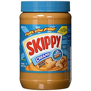 $  27.17 /w S&S: SKIPPY Creamy Peanut Butter, 40 Ounce (Pack of 8)