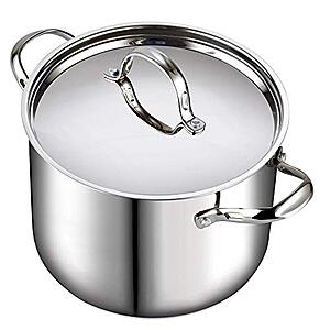 $37.82: Cooks Standard 18/10 Stainless Steel Stockpot 12-Quart, Silver