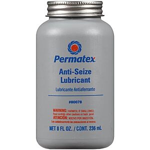 8-Oz Permatex Anti-Seize Lubricant with Brush Top Bottle $6.75