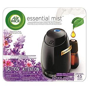$  4.78: Air Wick Essential Mist Starter Kit, Diffuser + 1 Refill, Lavender and Almond Blossom