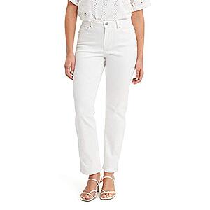 $17.85: Levi's Women's Classic Straight Jeans (Simply White)