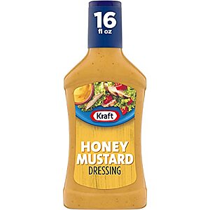 $  2.36 /w S&S: Kraft Honey Mustard Salad Dressing, 16 oz