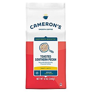 $  4.72 /w S&S: 12oz Cameron's Roasted Ground Coffee Bag (Highlander Grog or Toasted Southern Pecan)