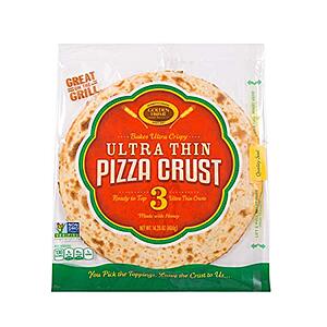 $  4.08 /w S&S: Golden Home Bakery Products Ultra Thin Pizza Crust, 12" (3 Pack)
